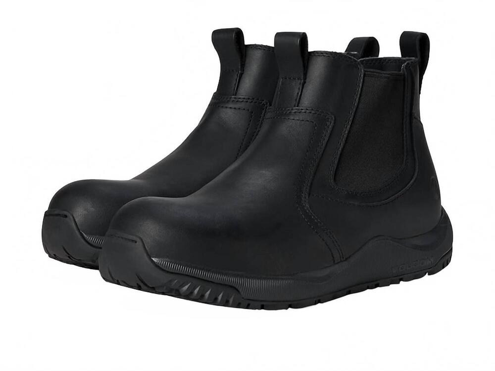NEW VOLCOM men's street shield slip-on station tactical boot in black